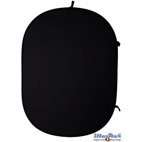 CBPBL - Fond Pliable 150 × 200 cm - repliable à ø66 cm - Noir - illuStar