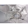 SBUF120HCA135 - Boîte à lumière (Facilement repliable comme un parapluie) - ø120cm avec Diffuseur & Grille nids d'abeilles