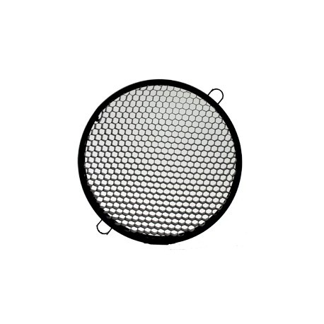 E110 - Grille nids d'abeilles de 3.5mm ø135mm - s'adapte dans le réfecteur MIQRO-PRO - elfo