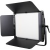 LEDP100PRODMX - Eclairage LED de studio Video & Photo 100W + 100W Bi-Couleur, DMX-512, Support de bat. V-Mount, DC 13V-19V