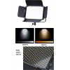LEDP100PRODMX - Eclairage LED de studio Video & Photo 100W + 100W Bi-Couleur, DMX-512, Support de bat. V-Mount, DC 13V-19V
