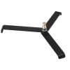 STE - Trépied lumière type sol, H 11cm, replié 34cm, pied ø58cm, poids 0,75kg, charge 6kg - elfo