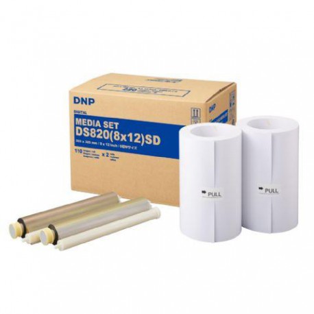 DNP 2 rouleaux de papier 20x30cm (220 feuilles) pour DS820