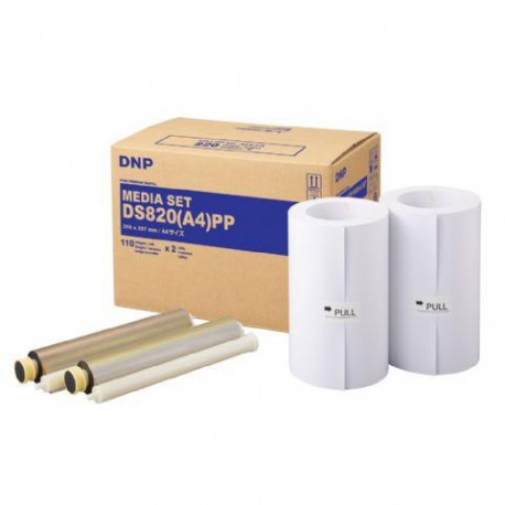 DNP Paper DMA4820 Premium 2 Rolls with 110 prints A4 for DS820 DNP Paper DMA4820 Premium 2 Rolls with 110 prints A4 for DS820