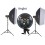 Kit Flash de Studio Photo - 2x FI-300A 300 Ws, 2x trépied 250cm, 2x boîte à lumière 60x90cm - illuStar