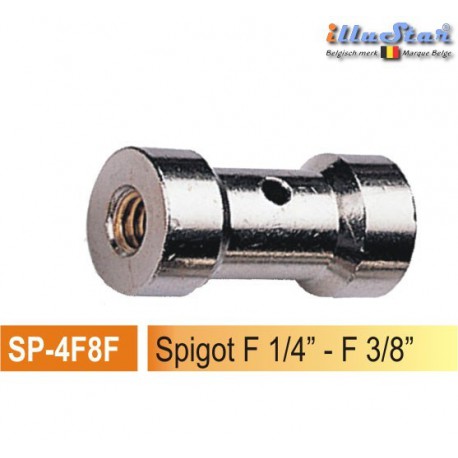 SP4F8F - Spigot 5/8” - 25mm (femelle 1/4" - femelle 3/8") - illuStar