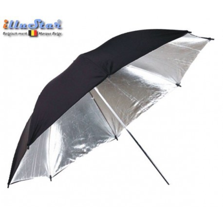 UR80S - Parapluie - argent/noir - ø84cm - illuStar