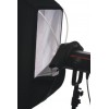 B001-A144 - Boîte à lumière - Softbox 30x50cm - pivotant sur 360° - repliable - avec sac - elfo