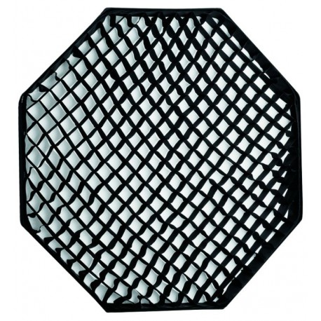 B110 - Grille nids d'abeilles élastique pour Boîte à lumière (softbox) octogonale / modèle rond ø100cm - elfo