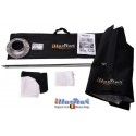 SB70140A144 - Boîte à lumière - Softbox 70x140cm - pivotant sur 360° - repliable - avec sac - illuStar