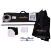 SB70140A144 - Boîte à lumière - Softbox 70x140cm - pivotant sur 360° - repliable - avec sac - illuStar